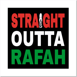 Straight Outta Rafah - Double-sided Posters and Art